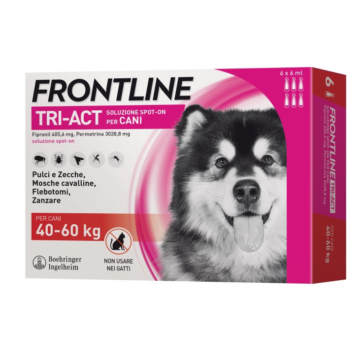 Frontline Tri-Act Cani 40-60Kg 3 Pipette