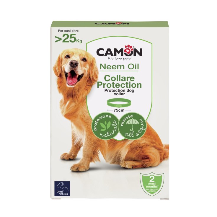 Collare Barriera Maxi All'olio Di Neem Per Cane Camon 1 Pezzo