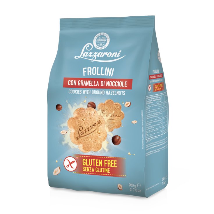 Frollini Con Granella Di Nocciole Lazzaroni 200g