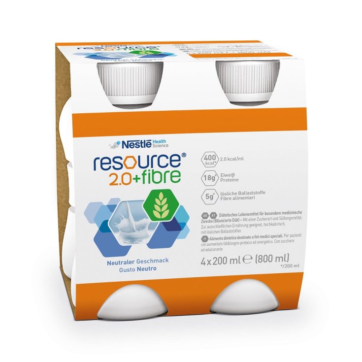 Resource 2,0+Fibre Neutro Nestlé Health Science 200ml