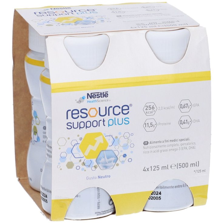 Resource Support Plus Neutro Nestlè Health Science 4 x125ml