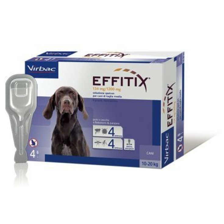 Effitix Spot-On - Medium (10 - 20Kg) - 4 Pipette