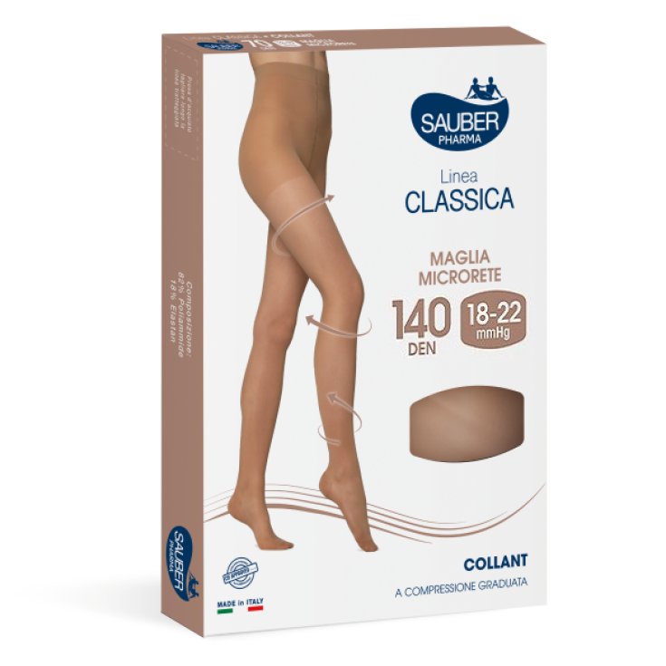 Linea Classica 140D Collant Neutro Tg.5 Sauber