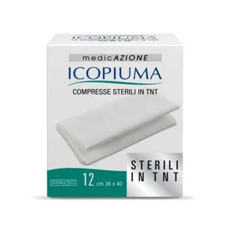 Icopiuma Compresse Sterili In TNT 36x40cm 12Pezzi
