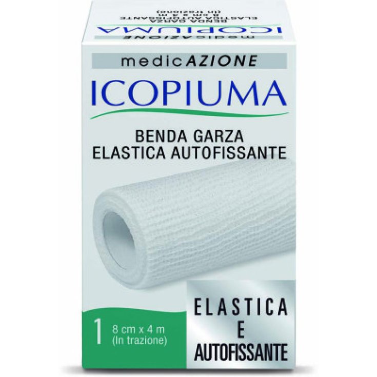 Icopiuma Benda Garza Elastica Autofissante 8cmx4m