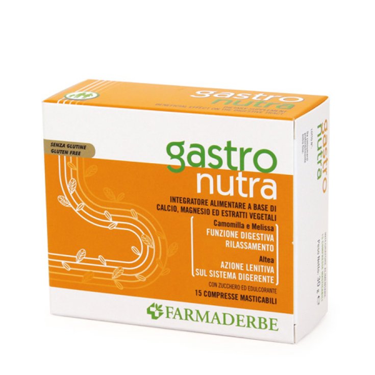 Gastro Nutra Farmaderbe 15 Compresse Masticabili