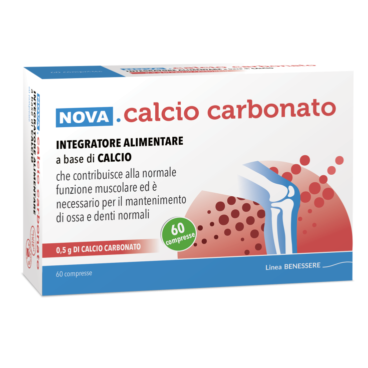 Calcio Carbonato 0,5mg 60 Compresse - Farmacia Loreto
