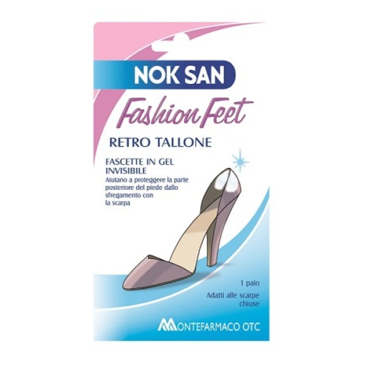 Fascette Rettro Tallone Fashion Feet Nok San Montefarmaco 1 Paio