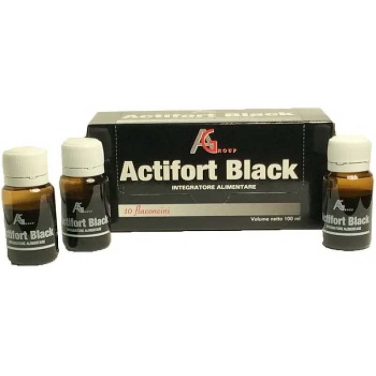 Actifort Black AGroup 10 Flaconcini da 10ml
