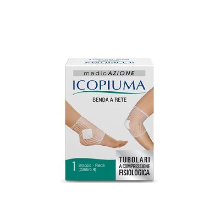 Icopiuma Benda A Rete A Compressione Fisiologica - Braccio Piede Calibro 4