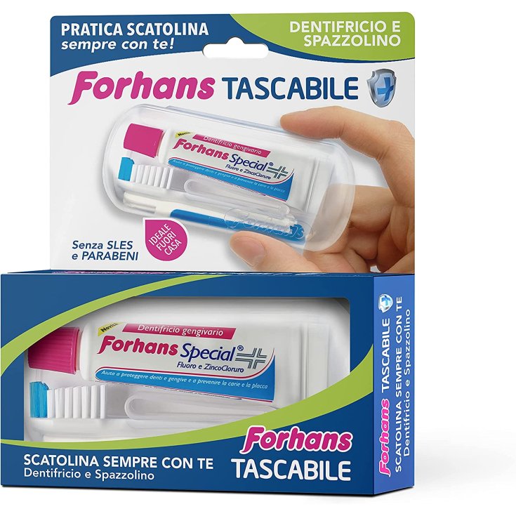 Dentifricio + Spazzolino Forhans Special Tascabile