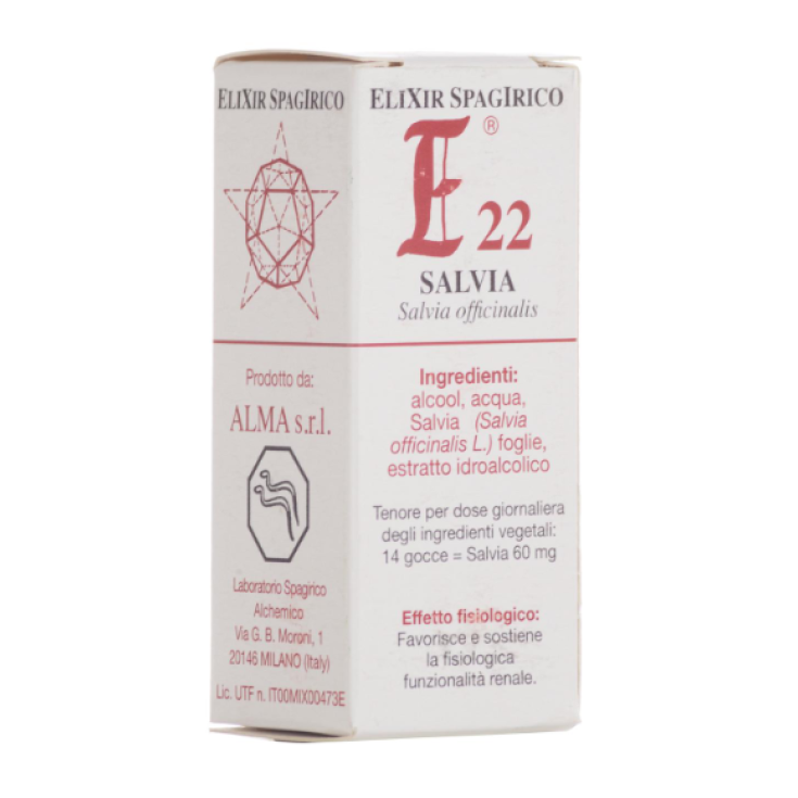 Elixir Spagirico E22 Salvia Alma 10ml
