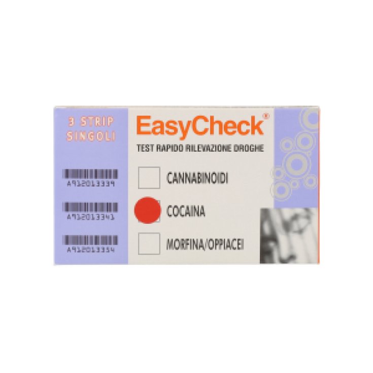 Testa Rapido di Rilevazione Droghe - Cocaina EasyCheck 3 Test