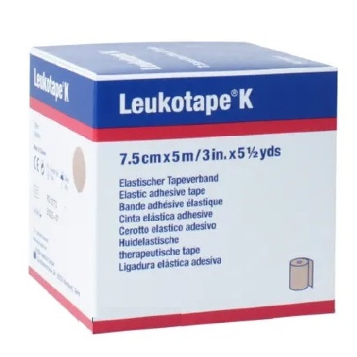 Tape Neuromuscolare Carne 7,5cm x 5m Leukotape K