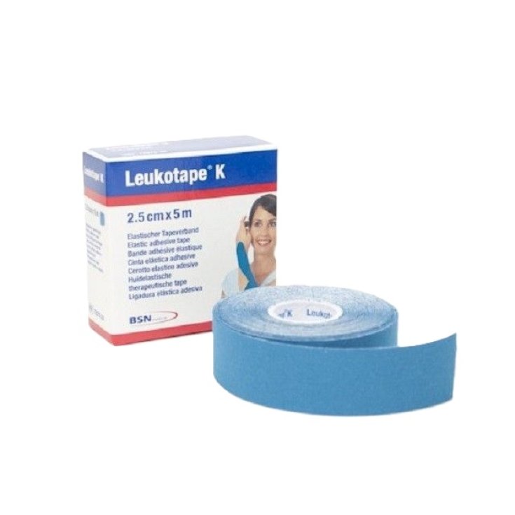 Tape Neuromuscolare Blu 2,5cm x 5m Leukotape K