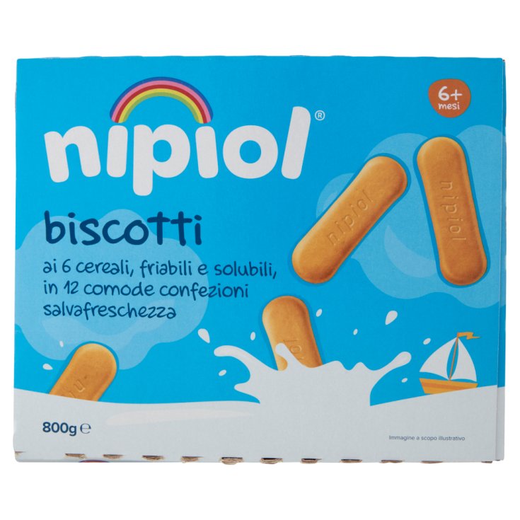 Biscotti Ai 6 Cereali +6 Nipiol 800g