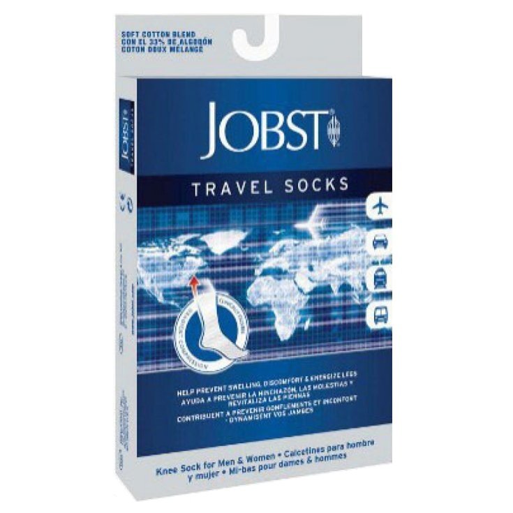 Travel Socks Men & Women Nero Tg.L Jobst