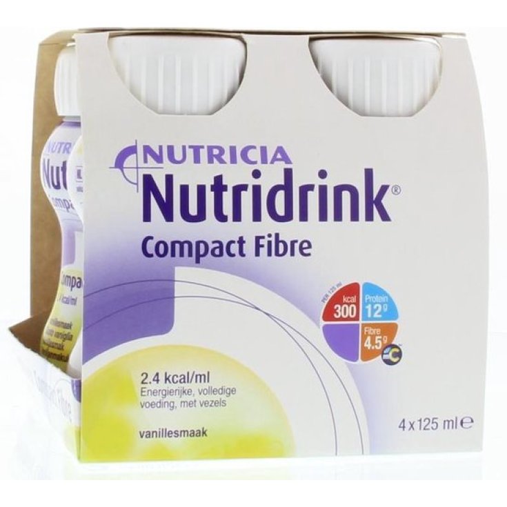 Nutridrink Compact Fibre Vaniglia Nutricia 4x125ml