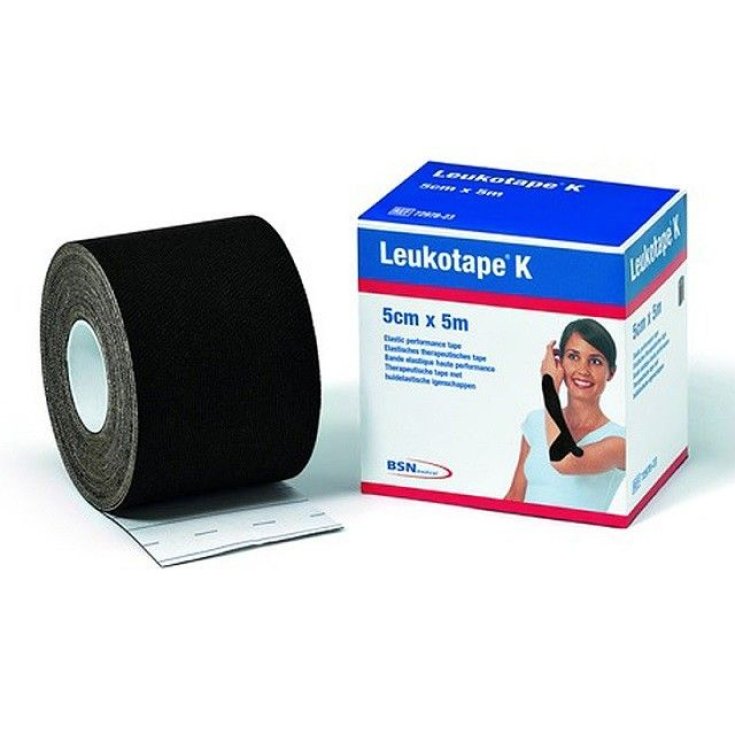 Tape Neuromuscolare Nero 5cm x 5m Leukotape K