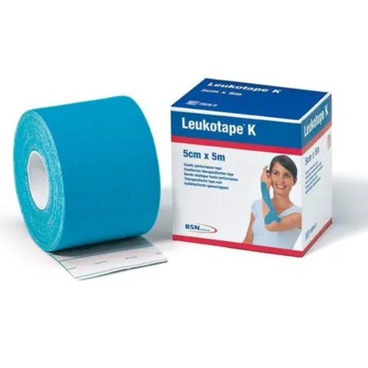 Tape Neuromuscolare Azzurro 5cm x 5m Leukotape K