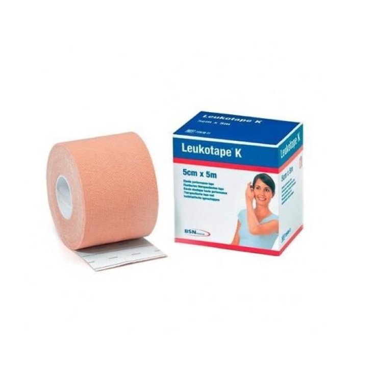 Tape Neuromuscolare Rosa 5cm x 5m Leukotape K