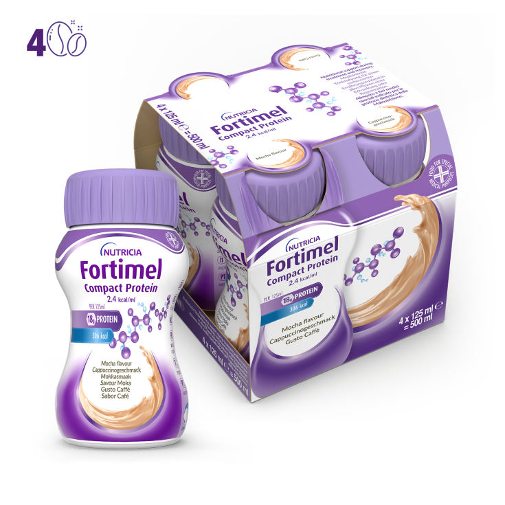 Fortimel Compact Protein Caff&egrave; Nutricia 4x125ml