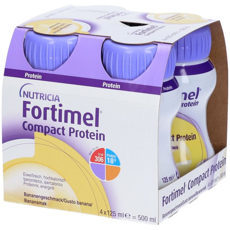 Fortimel Compact Protein Banana Nutricia 4x125ml