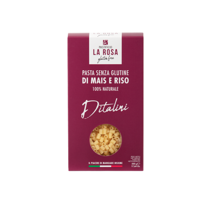 Ditalini Past di Mais e Riso Pastificio La Rosa 500g