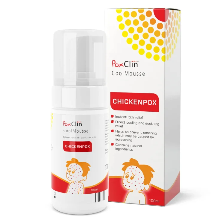 ChickenPox Varicella PoxClin Cool Mousse 100ml