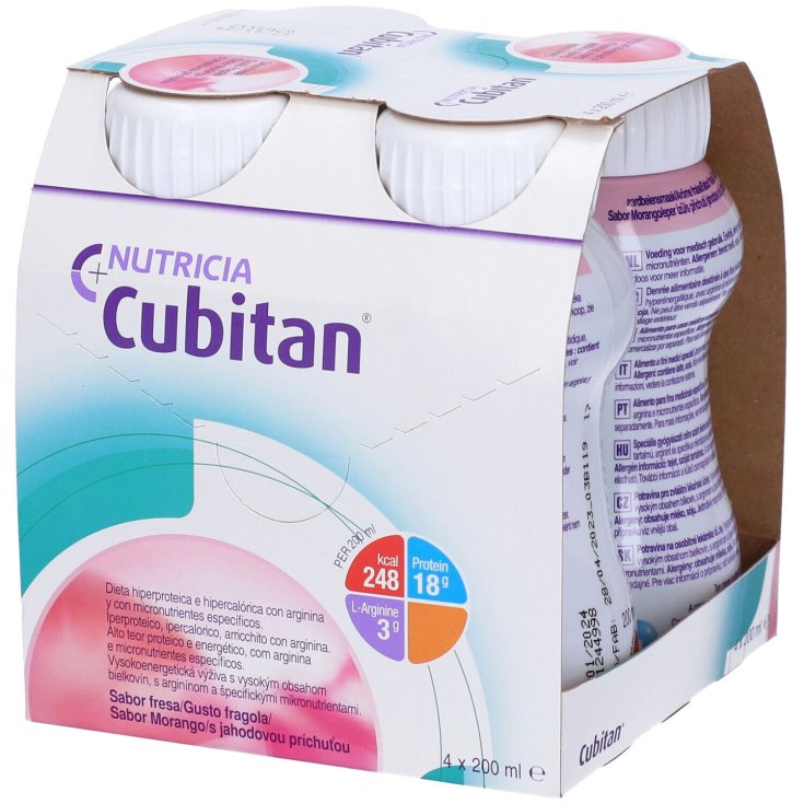 Cubitan Fragola Nutricia 4x200ml