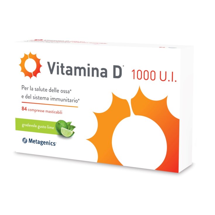 Vitamina D 1000 UI Metagenics® 84 Compresse Masticabili