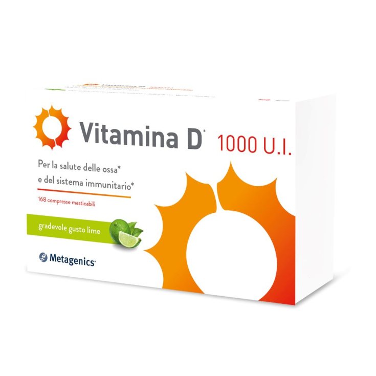Vitamina D 1000 U.I. Metagenics 168 Compresse Masticabili