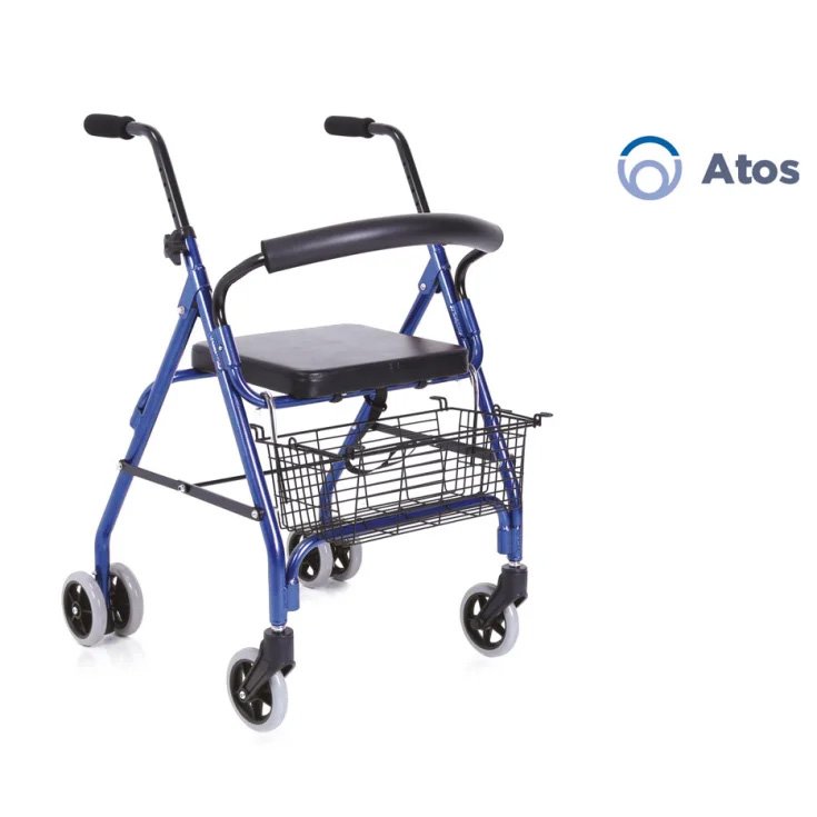 Rollator Acciaio 4 Ruote Blu MORETTI®