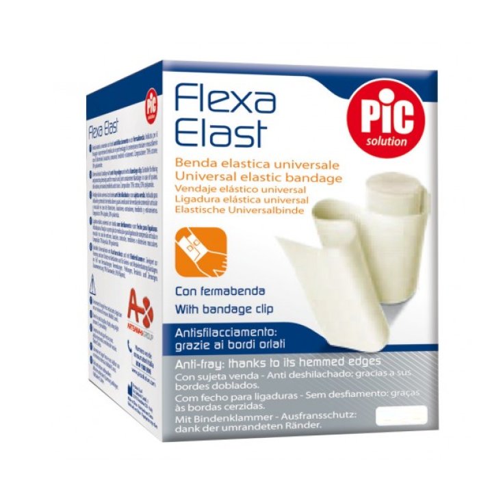 Flexa Elast 7cm x 4.5m Benda Elastica Bianca PIC