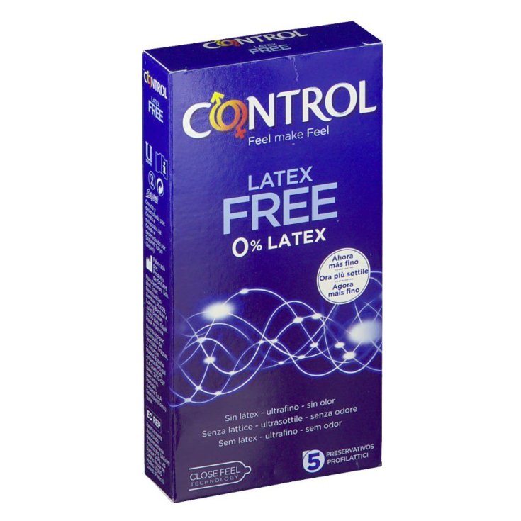 Profilattici Latex Free Control 5 Pezzi