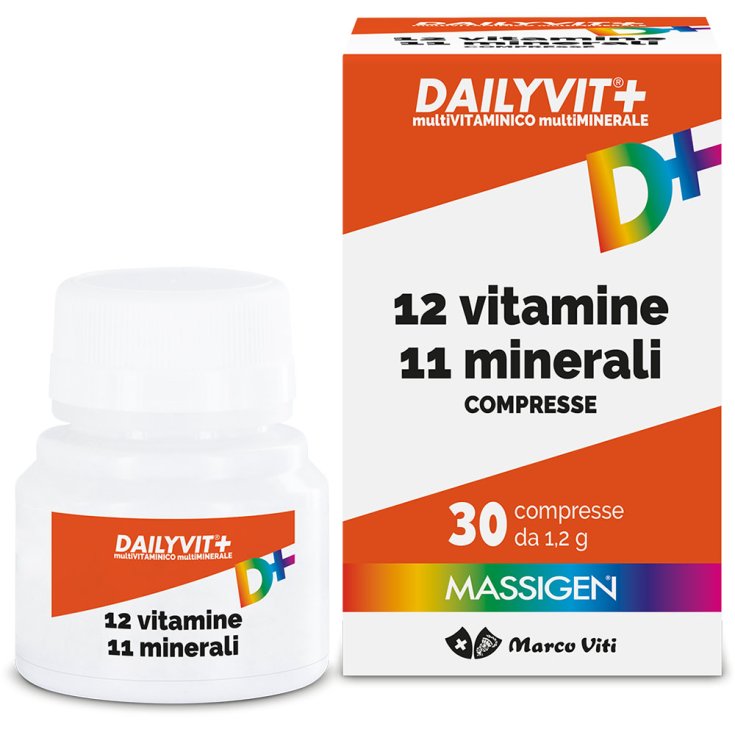 12 Vitamine 11 Minerali DAILYVIT+ 30 Compresse
