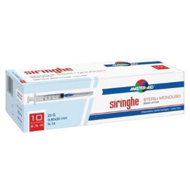 Master-Aid® Siringhe Per Venipuntura 10ml Pietrasanta Pharma 10 Pezzi