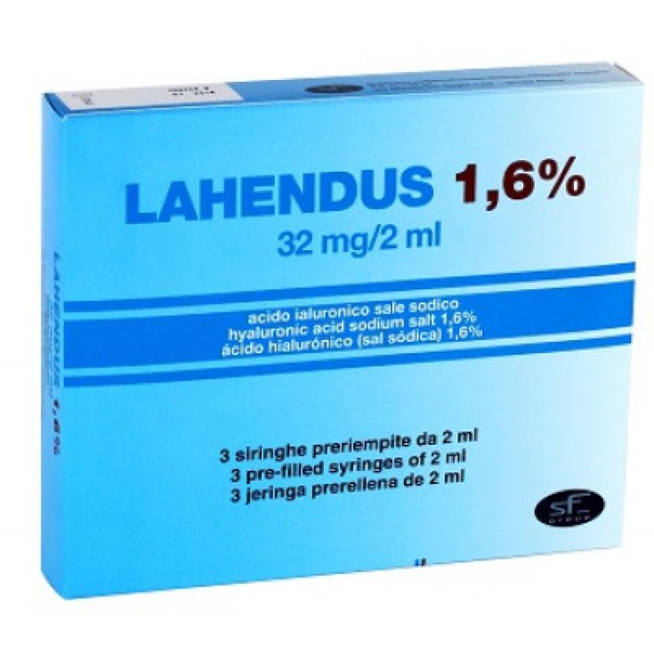 Lahendus Acido Ialuronico 1,6% S.F. Group 3 Siringhe