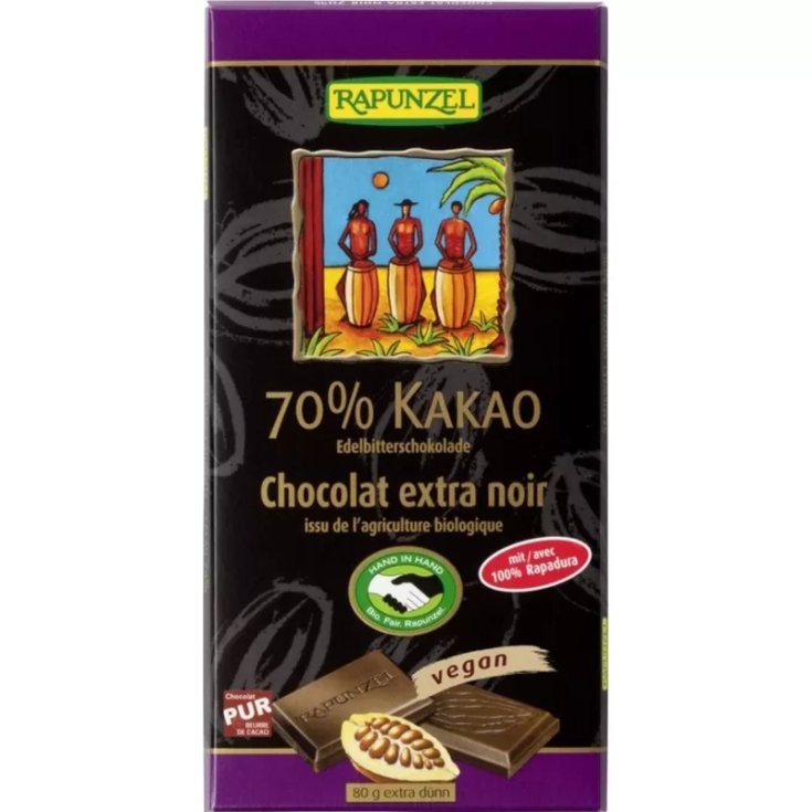 Cioccolato Fondente 70% Rapunzel 80g