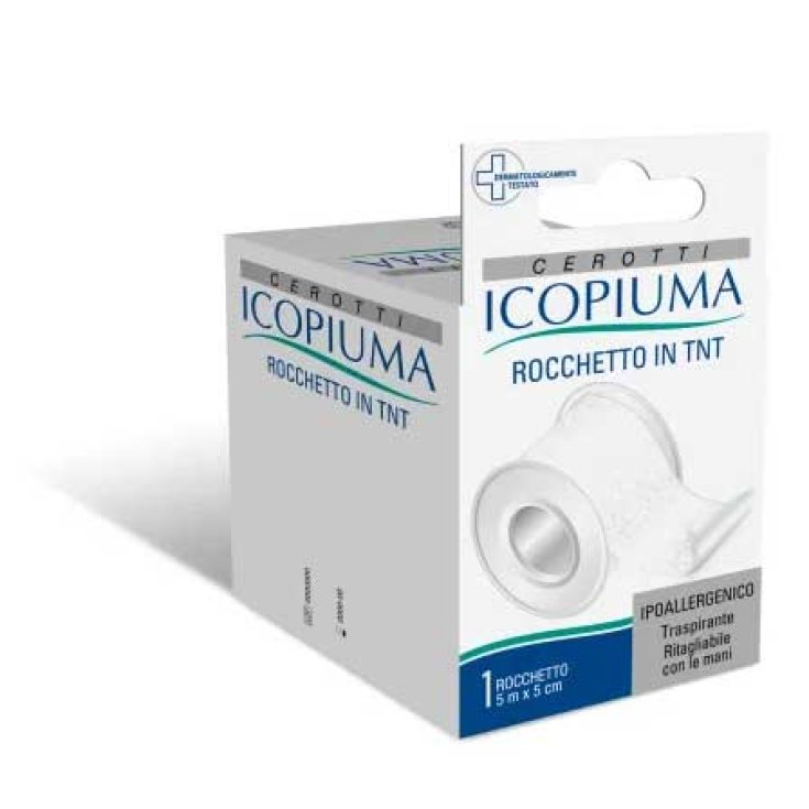 Icopiuma Cerotto Rocchetto In TNT Ipoallergenico 5cm x 5m