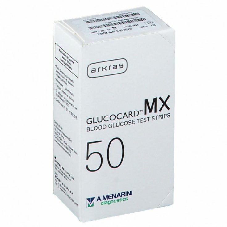 Glococard MX Arkray A.Menarini Diagnostics 50 Sensori