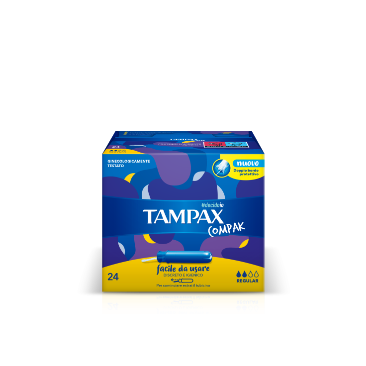 Tampax Compak Regular 24 Assorbenti Interni