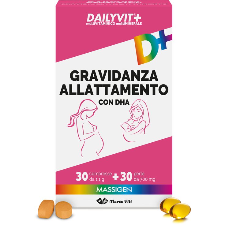 Gravidanza Allattamento Dailyvit+ Massigen 30 Compresse