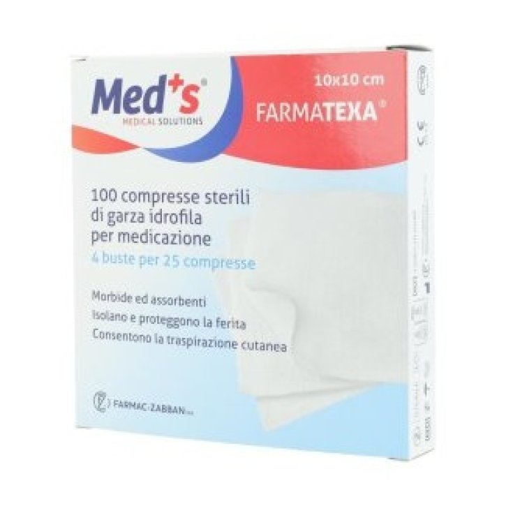 Compresse di Garza Sterili FarmaTexa Med's 100 Pezzi