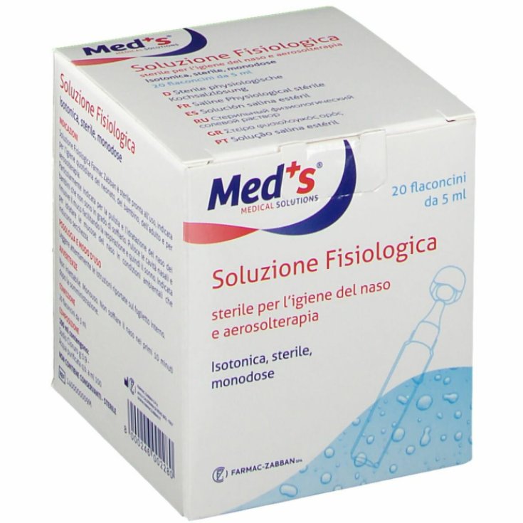 Meds® Soluzione Fisiologica FARMAC-ZABBAN 20 Flaconcini da 5ml