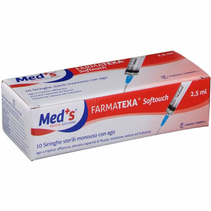 Meds® Siringhe 2,5ml G23 FARMAC-ZABBAN 10 Pezzi