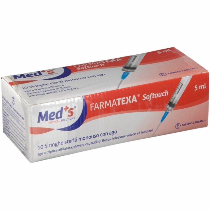 Meds® Siringhe 5ml G14 FARMAC-ZABBAN 10 Pezzi
