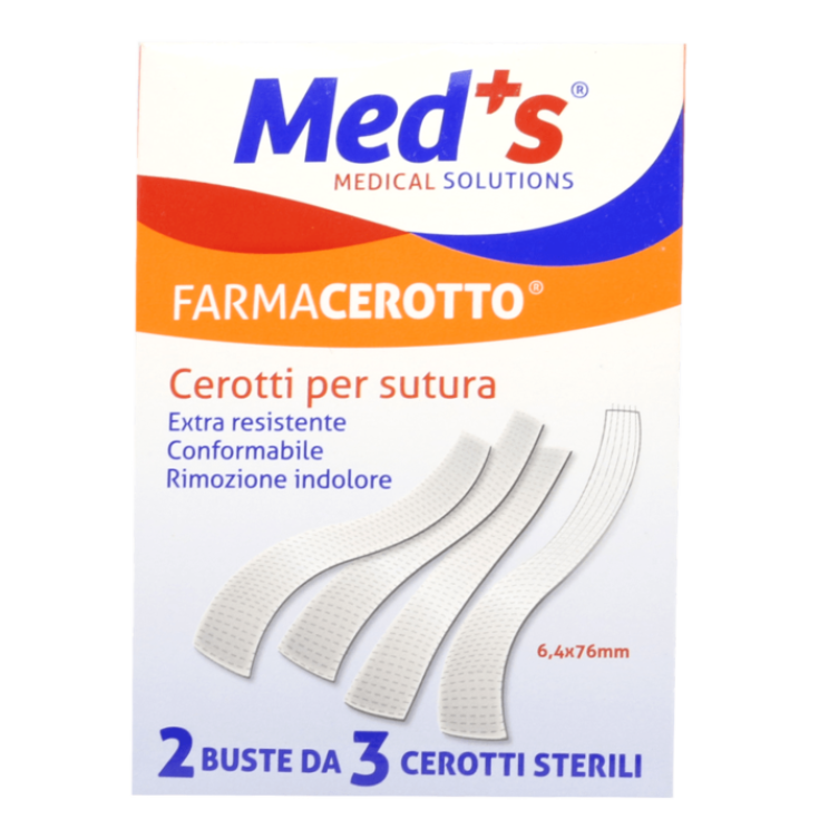Meds® Cerotti Sutura mm6,4x76 FARMAC-ZABBAN