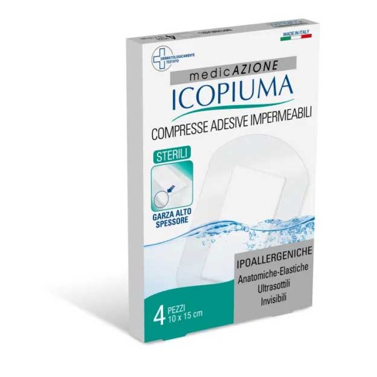 Icopiuma Compresse Adesive Impermeabili 10x15cm