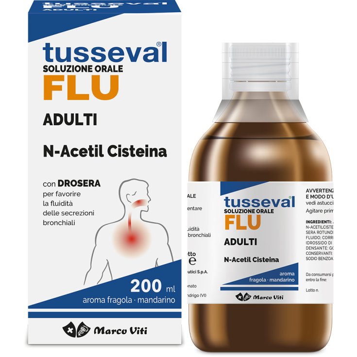 Tusseval FLU Soluzione Orale Adulti 200ml